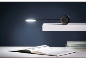 Черна LED настолна лампа (височина 38 cm) Octagon One – Gingko