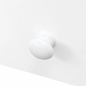 Луксозна тоалетка с LED огледало и табуретка – 2 чекмеджета, рафтове, шкафче
