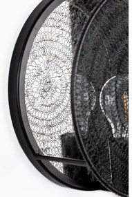 Черна стенна лампа Lea - White Label