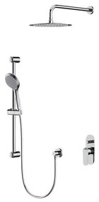 Cersanit S952-014 - Душ комплект CITY с вграден смесител, хром лъскав