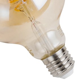 Комплект от 5 Интелигентна димируема LED крушка E27 G95 кехлибарена 4.9W 320lm 2500K