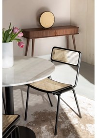 Черни ратанови столове за хранене в комплект от 2 Jort - Zuiver