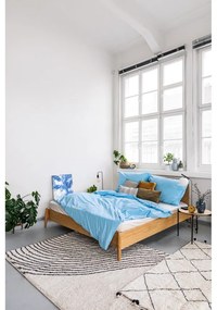 Морско синьо памучно спално бельо за двойно легло , 160 x 200 cm - Bonami Selection
