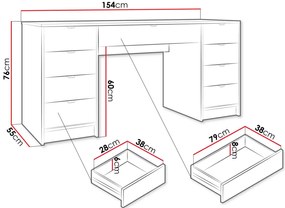 Тоалетка Tireno plus-Mpez