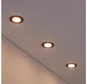 Eglo 31743- Черен комплект от 3 димируеми LED осветителни тела FUEVA-Z, 1xLED/2,8W/230V, IP44