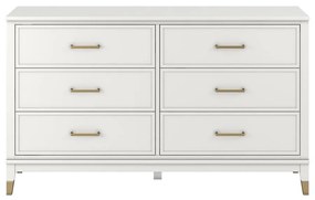 Бял скрин , 144 x 85 cm Westerleigh - CosmoLiving by Cosmopolitan