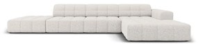 Светлосив ъглов диван (десен ъгъл) Chicago - Cosmopolitan Design