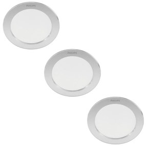 Philips - К-кт 3x LED Лампа за окачен таван DIAMOND LED/3,5W/230V 2700K