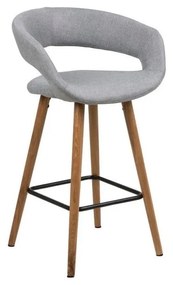 Комплект от 2 сиви бар столa Gill - Actona