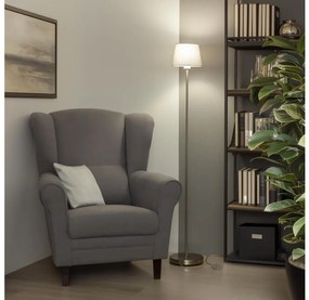 Brilagi - LED подова лампа CERIA 1xE27/40W/230V Ø 20,5 см сива/матов хром