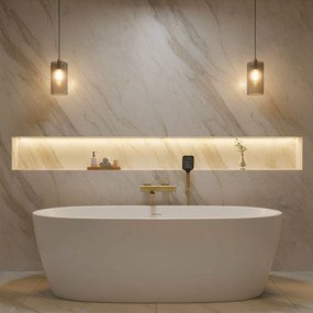 Смесител за вана Rea Arlo Gold  Brush