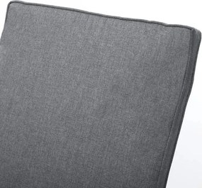 Единичен алуминиев шезлонг Hesperide Evasion, Графит