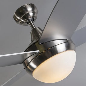 Вентилатор за таван стомана 132 см с дистанционно управление - Cool