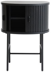 Черно нощно шкафче Nola – Unique Furniture