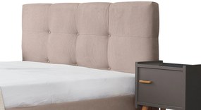 Тапицирано легло Famous-Mocca-150 x 200-Χωρίς μηχανισμό ανύψωσης