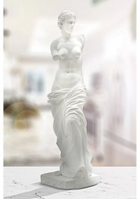 Бяла декоративна фигурка Statua Woman - Mauro Ferretti