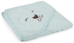 Памучена детска хавлия в цвят мента размер 1-2 години Aslan – Foutastic