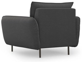 Кресло от тъмносиво кадифе Vienna - Cosmopolitan Design