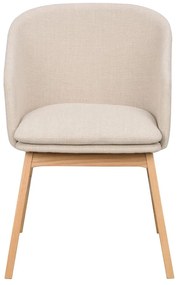 Бежови тапицирани трапезни столове в комплект 2 бр. Windham – Rowico
