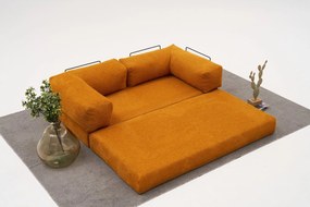 Ъглов диван Comfort Mini, цвят Оранжев