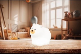 Кремава детска нощна лампа Knut – Fischer &amp; Honsel