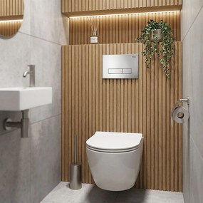 Бутон за тоалетна Rea HD K011A-Q and Slim 024N Satin