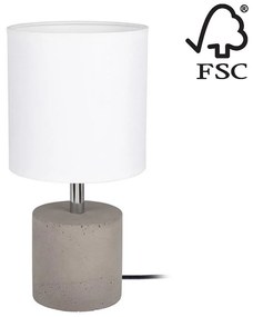 Spot-Light 6091936 - Настолна лампа STRONG ROUND 1xE27/25W/230V бетон