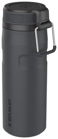 Черен термос от неръждаема стомана 470 ml IceFlow™ Bottle Twist Flip Black – Stanley