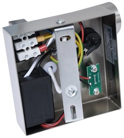 Модерна стоманена стенна лампа с USB-C, накланяща се - Rex