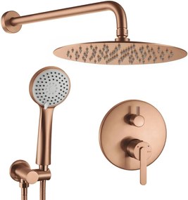 Душ система за вграждане Rea Ontario Brush Copper + BOX