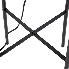 Модерна подова лампа черна 135 см - Bliss Mesh