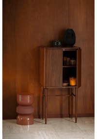 Кафяво шкафче от декор от орех с плъзгащи се врати 62x125x45 cm Morrison – Dutchbone