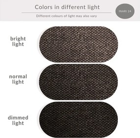 Кафяво боксспринг легло 160x200 cm с място за съхранение Caya – Maison de Rêve