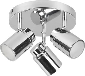 Метален прожектор в лъскаво-сребрист цвят Angelo - Trio