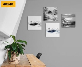 Комплект картини – Море в имитация на маслена живопис