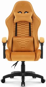 Геймърски стол HC-1000 MUSTARD - кадифена тъкан