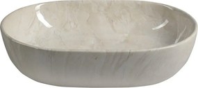 Бежова керамична мивка 59x42 cm Dalma – Sapho