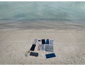 Сива памучна кърпа 140x70 cm Classic - Zone