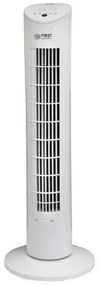 Вентилатор кула First Austria FA-5560-1, 60W, За етерични масла, Дистанционно, Таймер, Бял