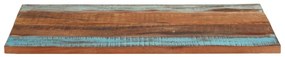 286061 vidaXL Правоъгълен плот за маса, 70x90 см, 25-27 мм, регенериран масив