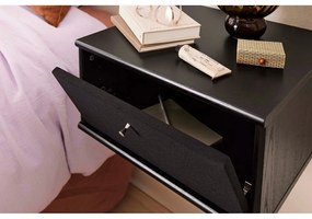 Черно висящо нощно шкафче Mistral - Hammel Furniture