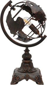 Черна настолна лампа с метален абажур (височина 40 cm) World Industry – Mauro Ferretti