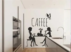 Стикер за стена в кухнята на приятел за кафе 100 x 200 cm