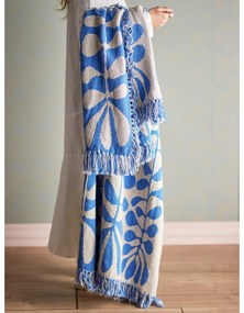 Синьо одеяло 130x160 cm Nevine – Bloomingville