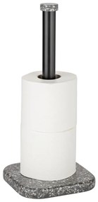 Сива поставка за тоалетна хартия от полиресин Tom Tailor T-Terrazzo – Wenko