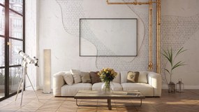 Подова лампа F&amp;H Thor-височина: 110 См.-бежов отворя