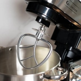 Планетарен миксер Goldmann GM-1115ED, 2800W, 10 л, 6 скорости + импулси, Таймер, Иноксова купа, LED, Инокс