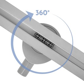 Линеен сифон Rea FILO Nickel Brush 70
