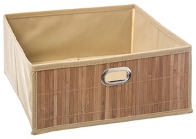 Кутия за Съхранение 5five 31 x 31 x 13.5 cm Бамбук Бани Естествен (31 x 31 x 31 cm)
