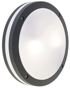 Интелигентна стенна и таванна лампа тъмно сива с Wi-Fi A60 - Glow